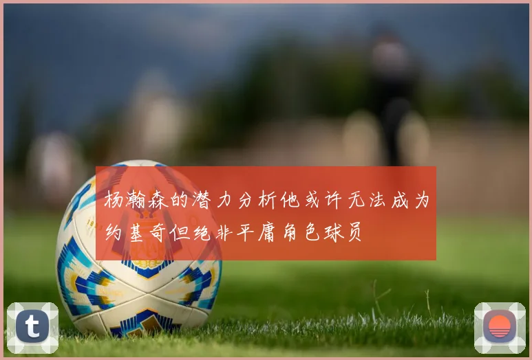 杨瀚森的潜力分析他或许无法成为约基奇但绝非平庸角色球员